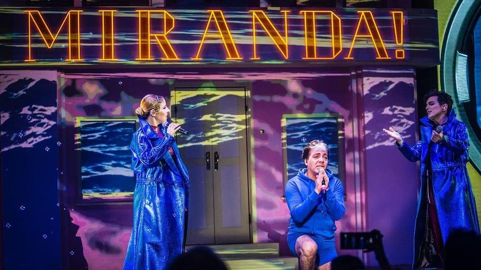 Cristian Castro junto a Miranda! en el Gran Rex. Foto: Instagram @mirandaenvivo.