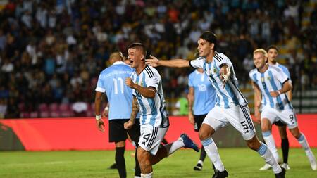Aaron Quiros; Argentina vs. Uruguay, Preolímpico Venezuela 2024. Foto: X @Argentina.