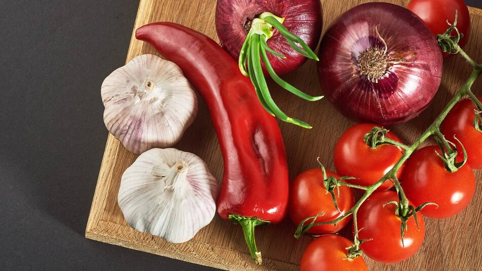 Ajo, cebolla o morrón, qué hay que saltear antes. Foto Unsplash