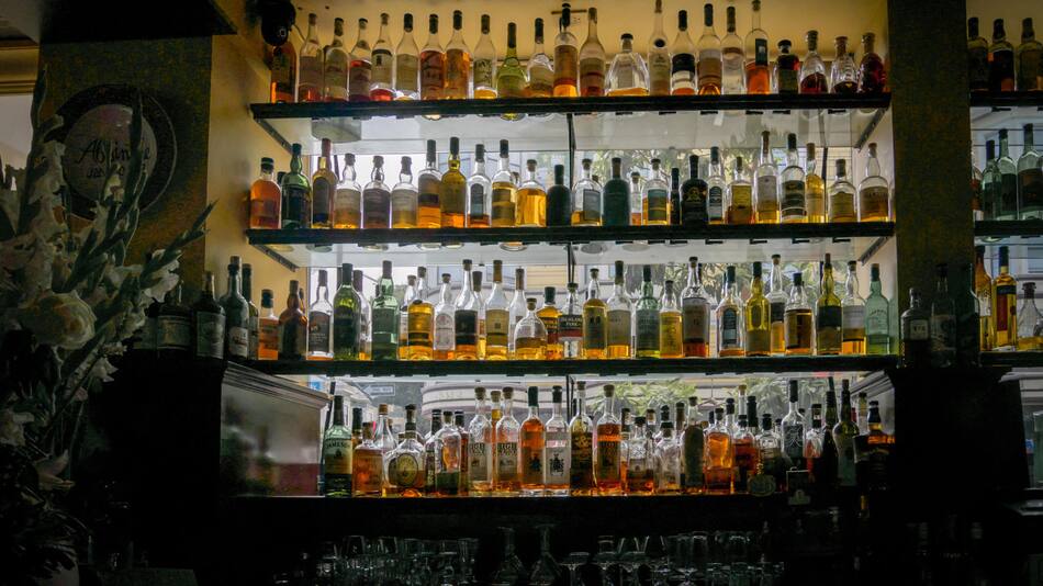 Bebidas con alcohol. Foto: Alamy