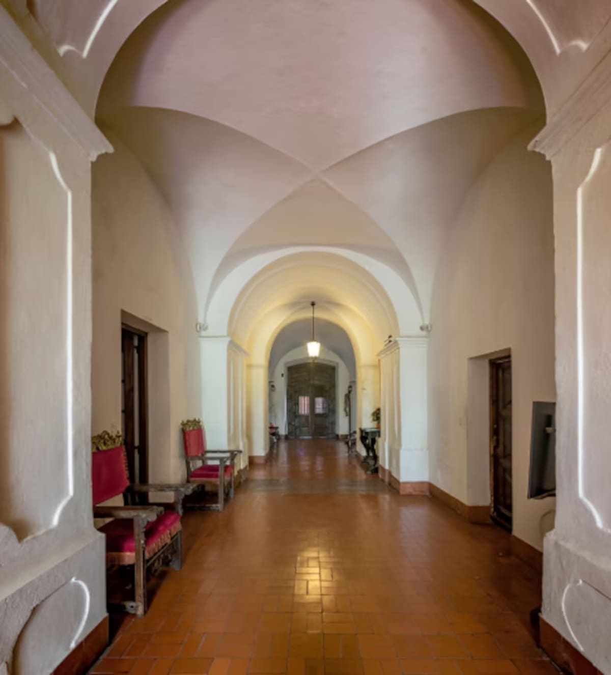 Interior del convento de los Recoletos. Castañeda fue su guardián