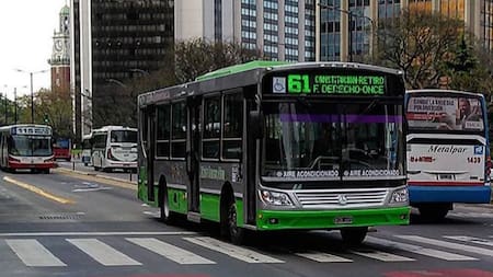 Colectivo de la línea 61.