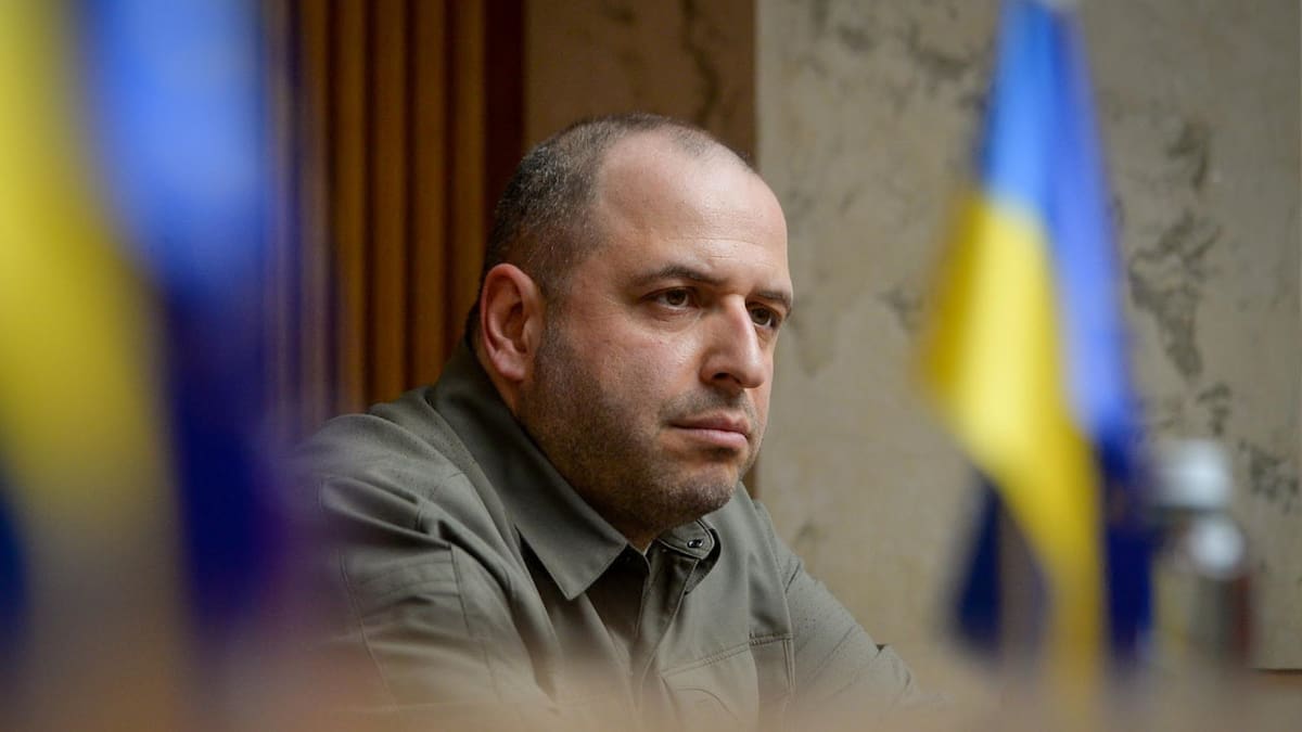 Rustem Umérov, ministro de Defensa de Ucrania. Foto: EFE.