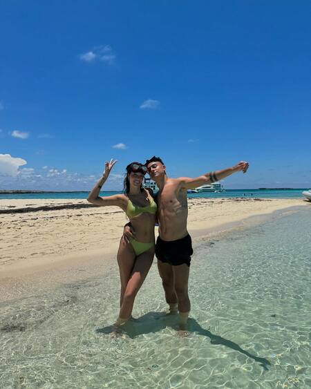 Oriana Sabatini le dedicó un posteo a Paulo Dybala. Foto Instagram @orianasabatini