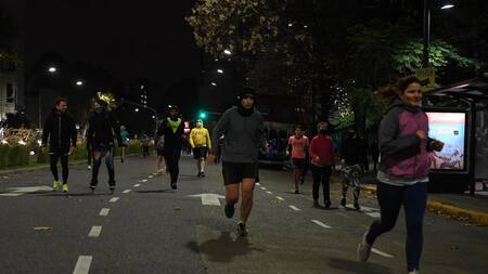 Runners en la Ciudad de Buenos Aires, coronavirus en Argentina