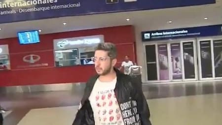 Jey volvió de España. Foto: NA.