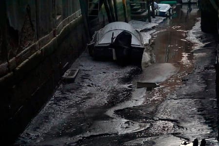 Venecia sufre la sequía de sus canales: de qué se trata el fenómeno. EFE