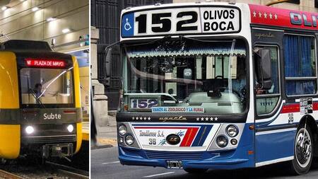 UTA, subtes y colectivos, Foto UTA