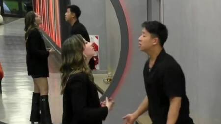 Martín Ku y Marisol ya tuvieron la primer pelea dentro de Gran Hermano. Foto X.