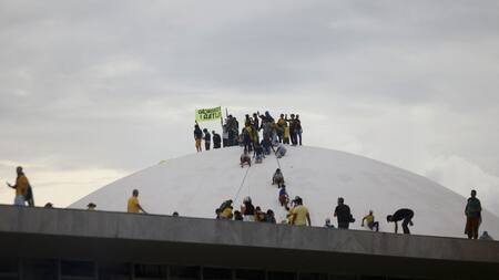 Intento de golpe de estado en Brasil en enero de 2023. Foto: NA.