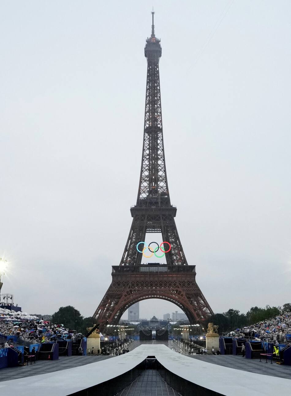Ceremonia de apertura de los Juegos Olímpicos. Foto Reuters.