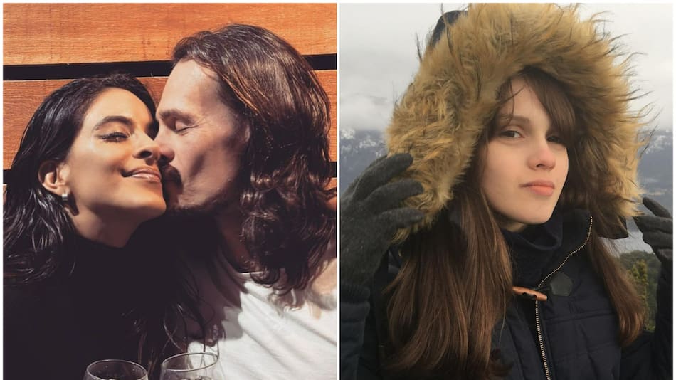 Christian Sancho, Celeste Muriega y Camille Sancho. Fotos: Instagram.