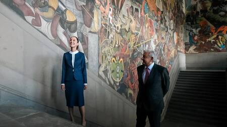 López Obrador y Claudia Sheinbaum, México. Foto: EFE