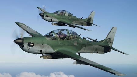 Colombia usó la aeronave militar tipo A-29 “Super Tucano” para invadir espacio aéreo peruano.