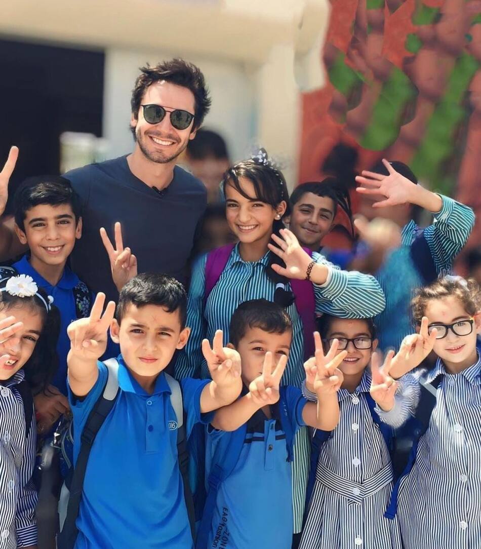 Vicuña recordó su viaje humanitario a Palestina. Foto: Instagram (benjaminvicunaok).