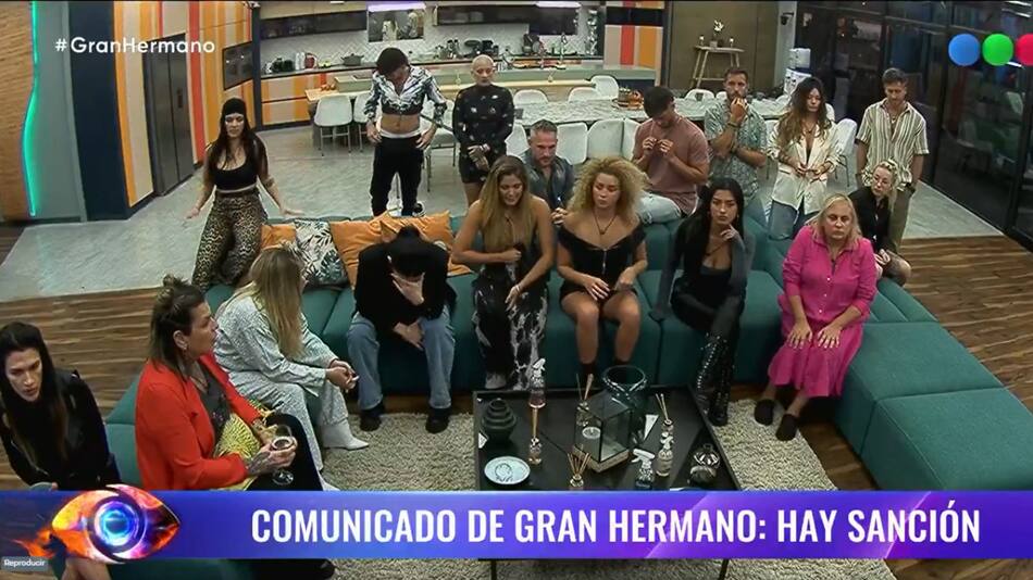 Nueva sanción en Gran Hermano 2025. Foto: Captura.