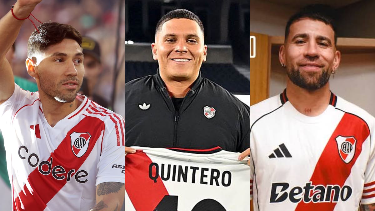 Montiel y Otamendi, a disposición para jugar en River y Quintero pide licencia.