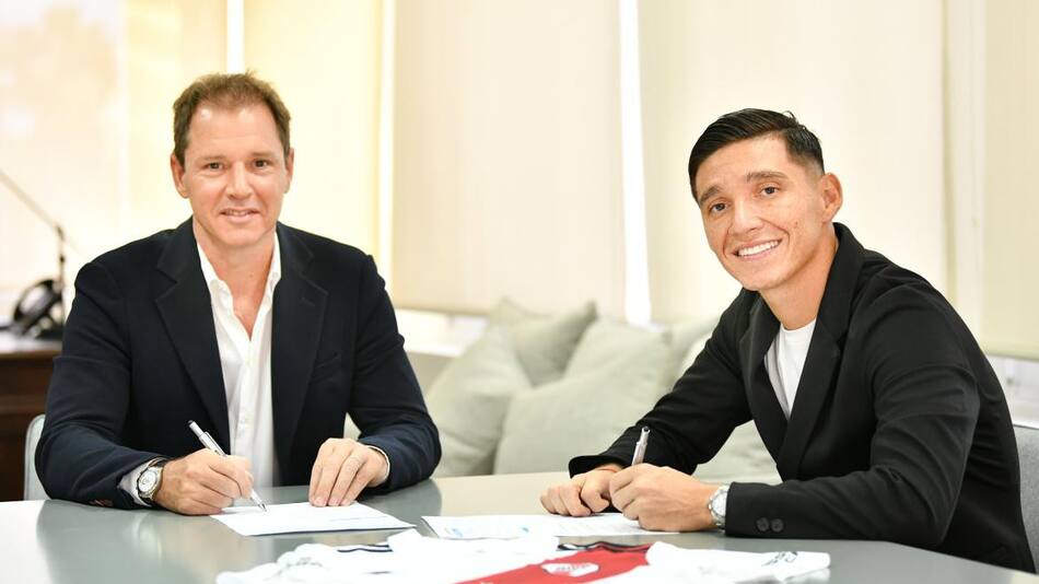 Matías Kranevitter; contrato. Foto: Twitter @RiverPlate.