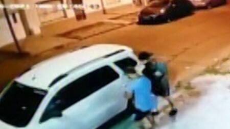 Robo delante de un menor en San Justo