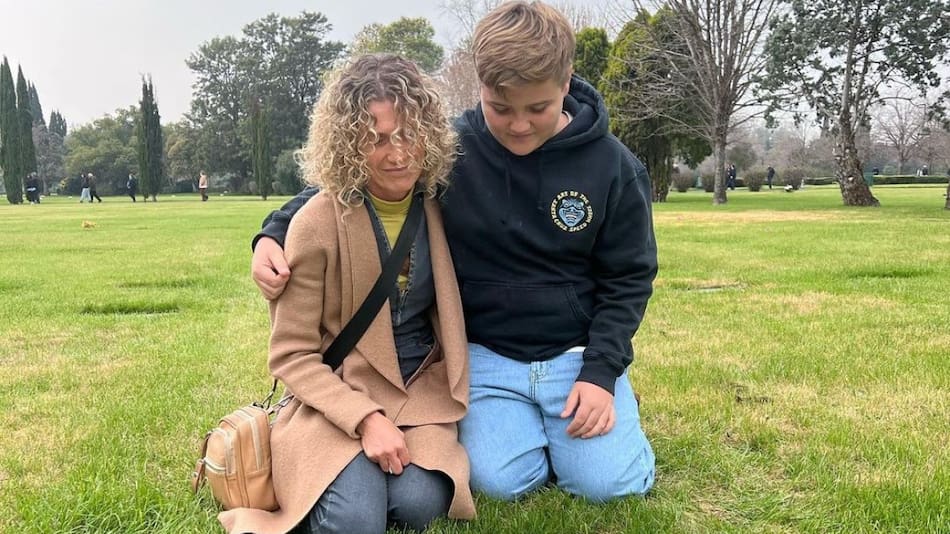 Maru Botana visitó la tumba de su hijo fallecido. Foto: Instagram @marubotanaok.