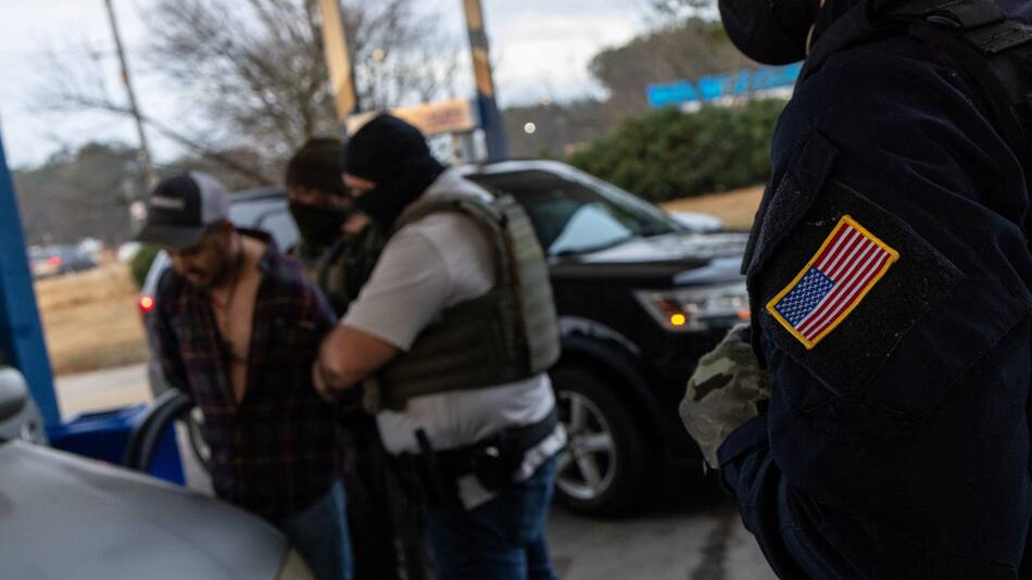 Crisis migratoria en Estados Unidos. Foto: Reuters/Carlos Barria.