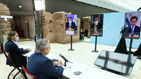 Alberto Fernández en encuentro de mandatarios del Mercosur, AGENCIA NA