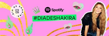 El día de Shakira. Foto: Twitter Spotify.