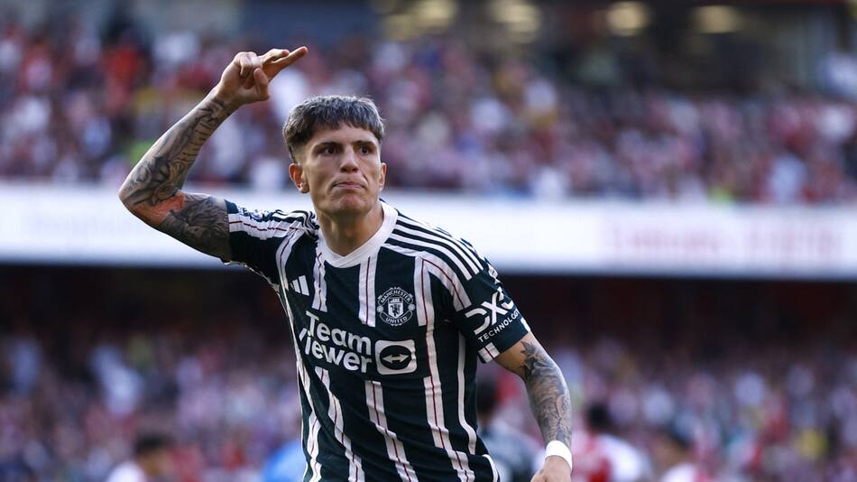 Alejandro Garnacho. Foto: Reuters.