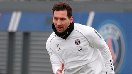 Lionel Messi, PSG, entrenamiento, NA