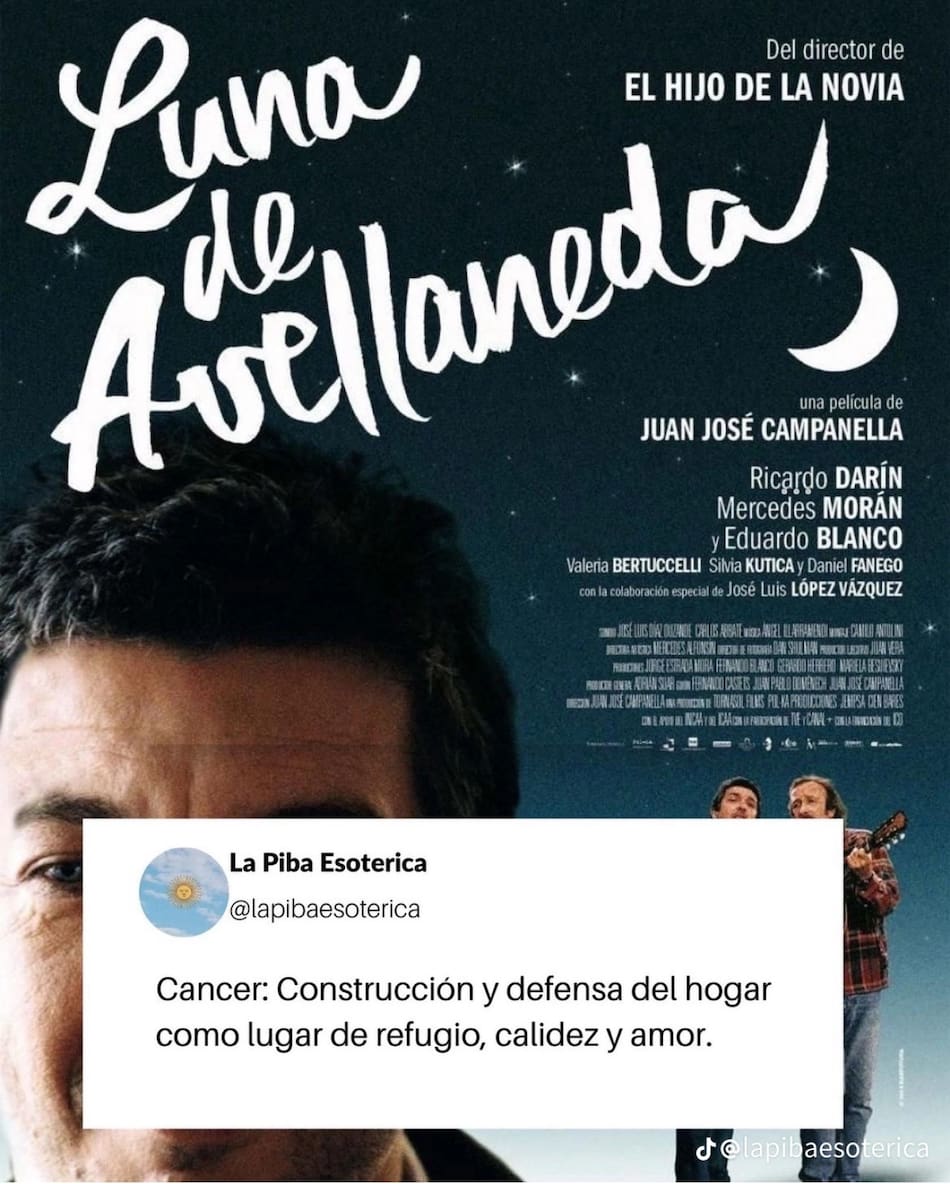 Cáncer: Luna de Avellaneda. Foto TikTok @lapibaesoterica.