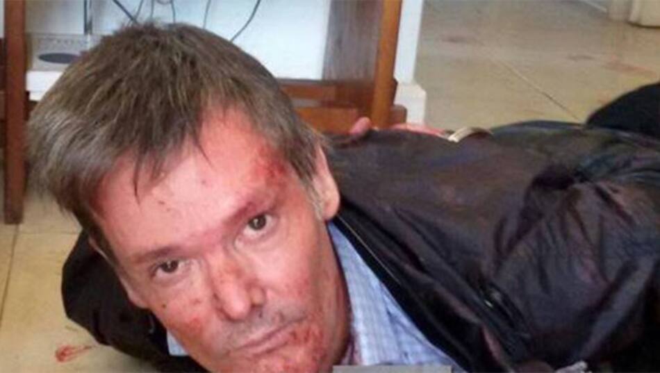 Crimen del country - Farré en la escena del crimen