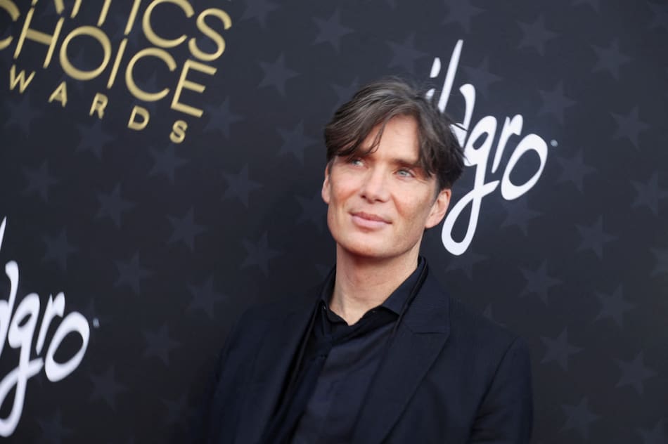 Cillian Murphy en los Critics Choice Awards. Foto: Reuters.