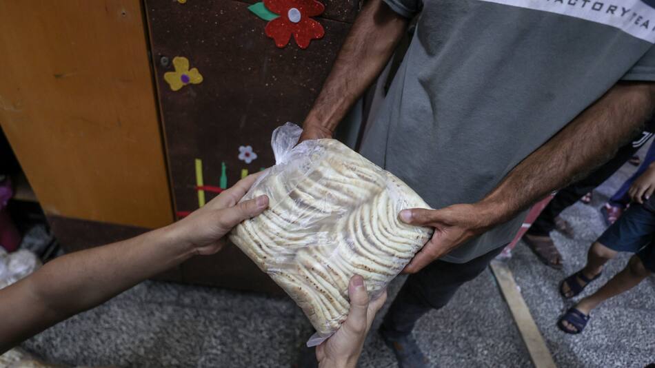 Entrega de comida. Foto: X @Corinne_WFP