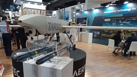 El micromisil superficie-aire que llegará a España. Foto: AERTEC.