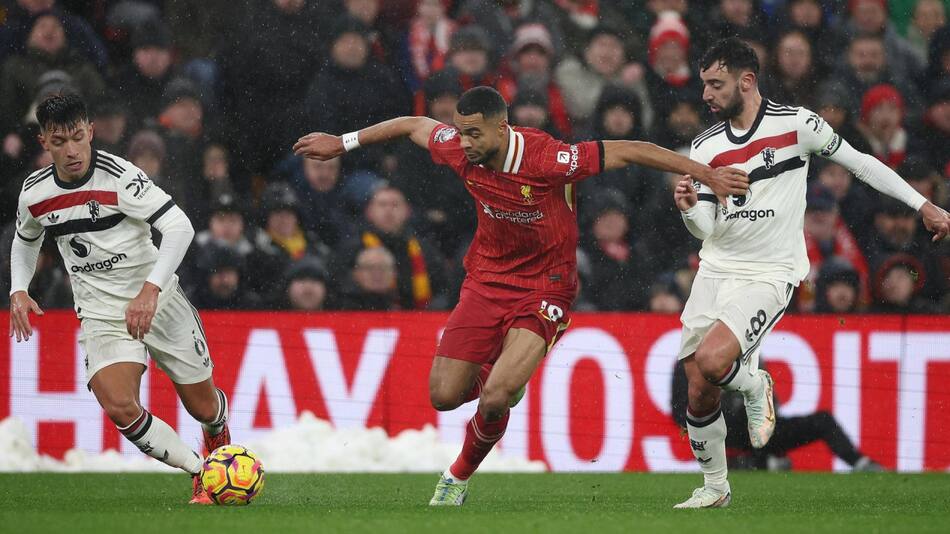Manchester United vs Liverpool. Foto: EFE