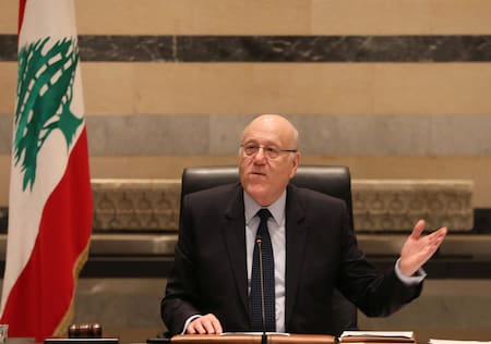 Najib Mikati, primer ministro de El Líbano. Foto: REUTERS.