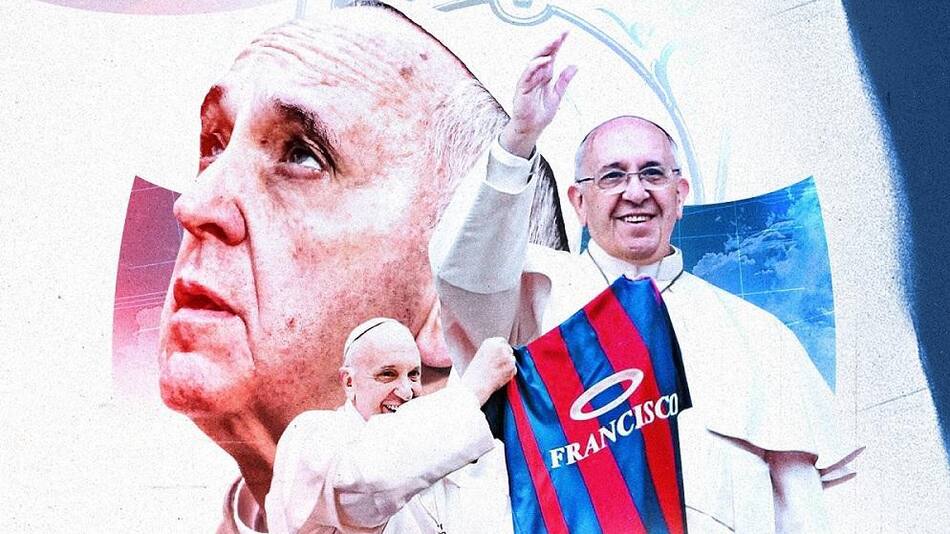 San Lorenzo felicitó al papa Francisco. Foto: Twitter @SanLorenzo.