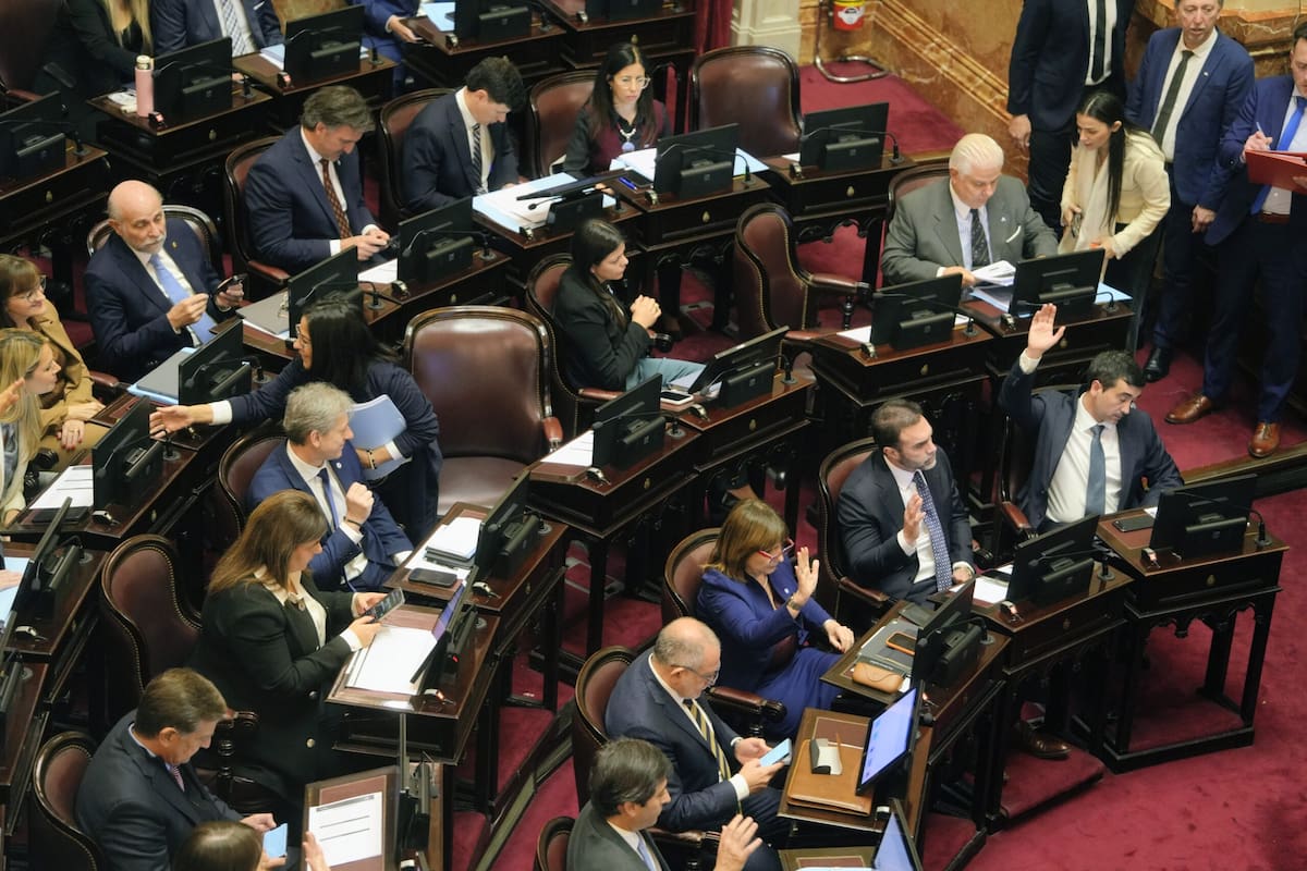 Sesión en el Senado