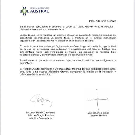 Parte médico Tiziano