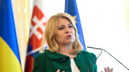 Presidenta de Eslovaquia, Zuzana Caputova. Foto: Reuters.