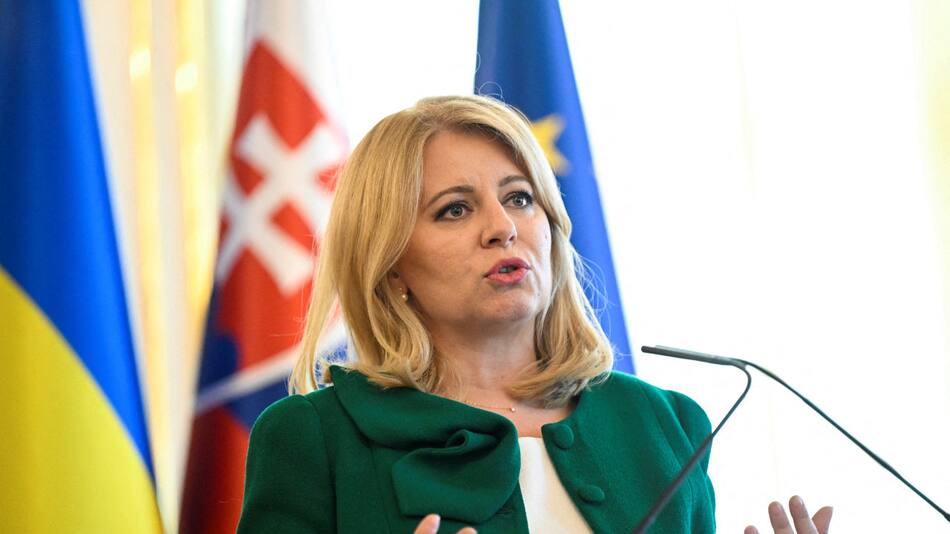 Presidenta de Eslovaquia, Zuzana Caputova. Foto: Reuters.