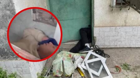 Delincuente detenido en Guernica. Foto: NA