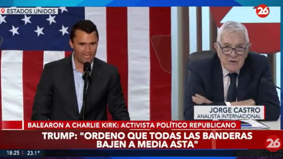 Jorge Castro sobre las repercusiones en EEUU tras el crimen de Charlie Kirk