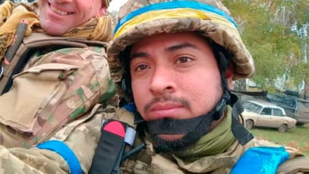 Emmanuel Vilte, el soldado argentino que murió en la guerra entre Ucrania y Rusia.