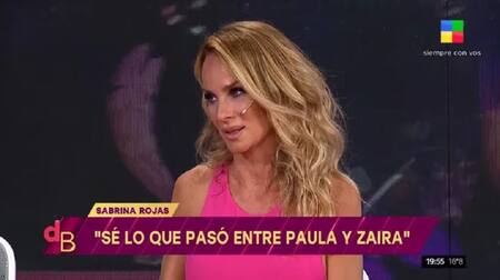 Declaraciones de Sabrina Rojas. Foto: América TV.