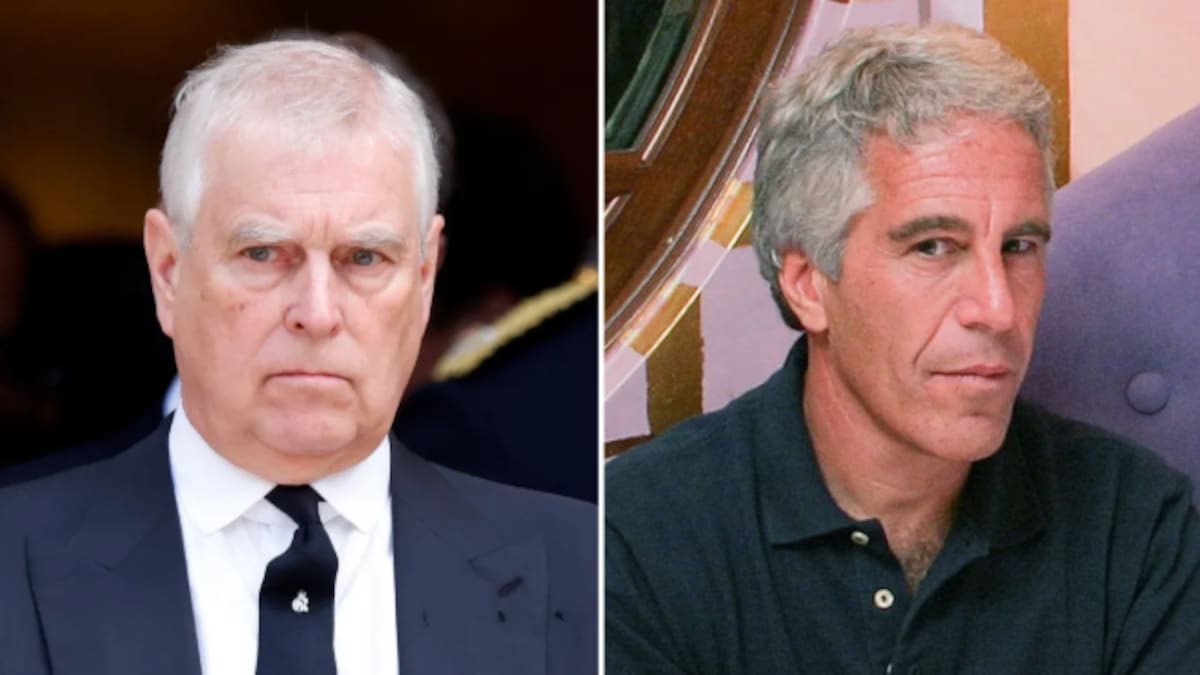 El príncipe Andrés y Jeffrey Epstein.