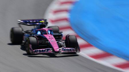 Franco Colapinto en el Gran Premio de España. Foto: EFE.