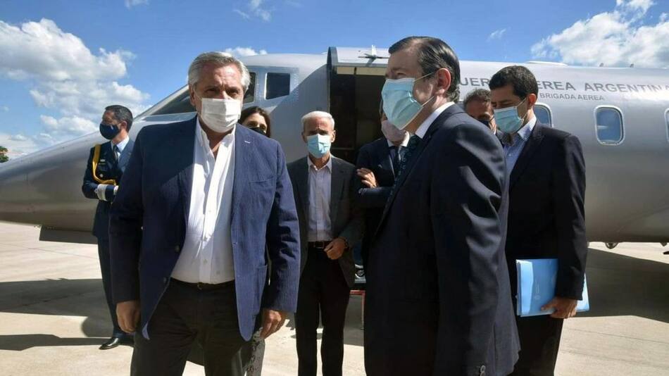 Alberto Fernández en Santiago del Estero junto a Gerardo Zamora, AGENCIA NA