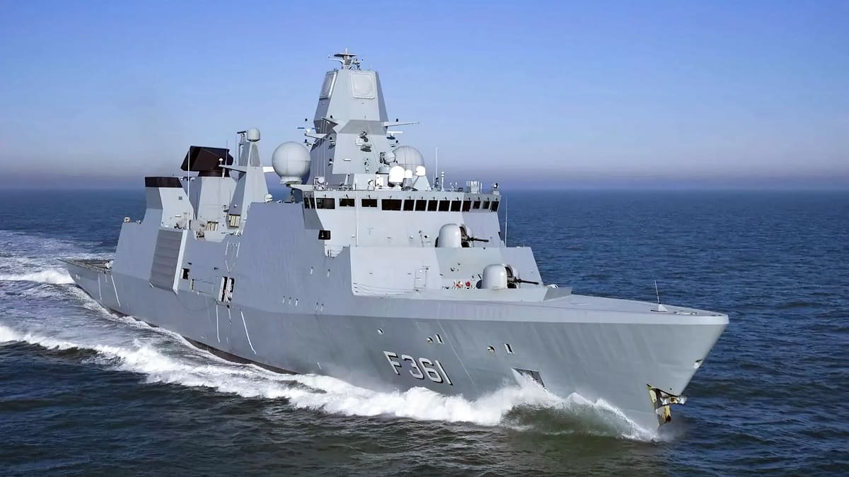 Las fragatas clase Iver Huitfeldt, desarrolladas por la Real Armada de Dinamarca.
