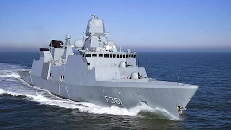 Las fragatas clase Iver Huitfeldt, desarrolladas por la Real Armada de Dinamarca.